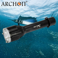 ARCHON D22 Lampe de plongée professionnelle 1000LM, lumière de plongée 6500K LED, torche portative étanche à 150m pour le sauvetage et la recherche