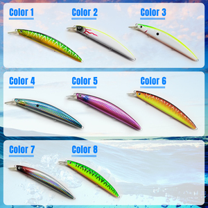 MISTER LURE 150mm 24.7g Esca Rigida Galleggiante per Lanci Lunghi, Minnow per Pesca in Mare, Spigola e Acqua Salata - Product Image 2