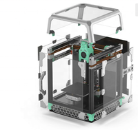 Kit d'imprimante 3D VORON V0.1 avec panneau fermé, imprimante 3D de bureau FDM Core-xy, kit d'imprimante DIY Scatter V6 Hotend complet