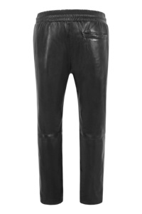 <span class=keywords><strong>Pantaloni</strong></span> da <span class=keywords><strong>Donna</strong></span> in Vera Pelle Nappa Nera 100% Personalizzati, Vestibilità su Misura, Etichetta Privata OEM/ODM, <span class=keywords><strong>Pantaloni</strong></span> <span class=keywords><strong>Classici</strong></span> di Lusso - Product Image 2