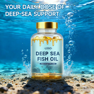 Высококонцентрированное рыбное масло Омега-<span class=keywords><strong>3</strong></span> (EPA, <span class=keywords><strong>DHA</strong></span>) из глубоководных рыб в мягких капсулах для поддержки иммунитета взрослых - Product Image 2