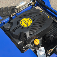 Mesin Pemotong Rumput Robotik Murah Berbahan Bakar Bensin 4 Tak Nirkabel 800mm dengan Remote Control 500mm Beroda Rantai Starter Elektrik Bensin