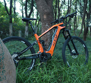 Bicicletta Elettrica <span class=keywords><strong>LOKI</strong></span> 29er MTB in Fibra di Carbonio, Peso 25,5 KG, Motore Centrale Bafang M510 M600 - Product Image 2