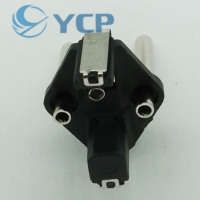 Prise électrique de type F, type EU, VDE 0620, Schuko, en aluminium, 16A, courant nominal