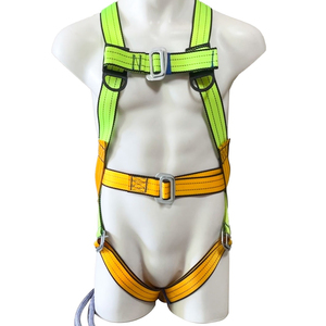 Harnais de sécurité de course à <span class=keywords><strong>4</strong></span> points, ceinture de sécurité pour le corps, soutien dorsal, protection contre les chutes rétractable pour l'escalade, en vente - Product Image 1