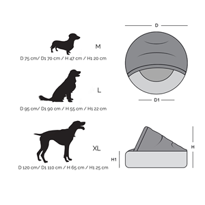 Maßgefertigtes Luxus-Orthopädisches Memory-Foam-Hundebett Großhandel Hundebett mit Abnehmbarem Waschbarem Wasserdichtem Bezug - Product Image 4