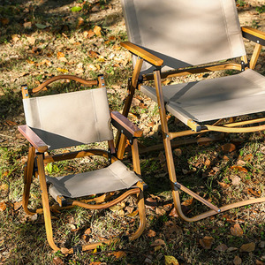 <b>Children's</b> Outdoor Folding Chair Aluminum Alloy Kermit Chair Khaki Mini Camping Picnic <b>Stool</b> Foldable For Toddlers - Product Image 2