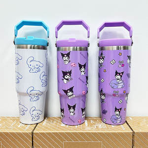 Mini Vaso Infantil Portátil, Botella de Agua Aislada con Diseño de Dibujos Animados, Taza de Bebida Aislada de Acero Inoxidable para Niños y Estudiantes - Product Image 6
