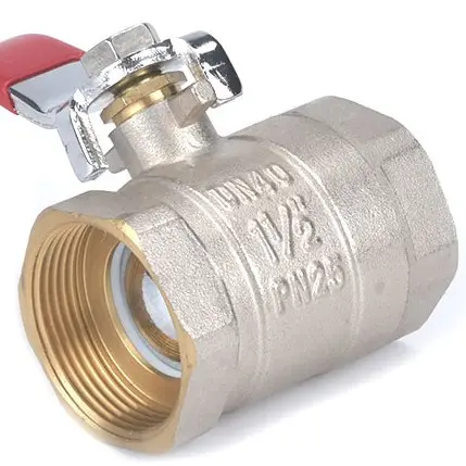 JD female thread 1/2 3/4 1inch ballvalve water brass ball valve