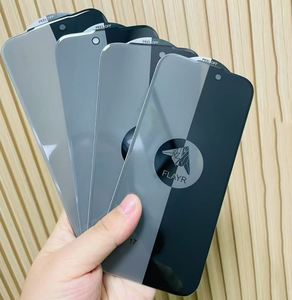 Protection d'écran en verre trempé anti-espion à découpe diamant grande courbure sans bord noir pour iPhone 17 16 15 14 13 12 Pro Max - Product Image 5