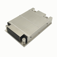 Radiateur CPU COOLSERVER SP3 1U pour ordinateurs de bureau AMD Pâte thermique passive sans ventilateur à 3 tubes en cuivre incluse pour PC