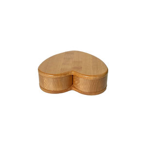 Recyclable Handmade Wood MDF Brown Luxury Custom 50ml Rectangle Gift <b>Ring</b> Varnish Finish Laser Engraving Option DS Brand Accepts - Product Image 1