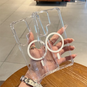 Funda Transparente Magnética a Prueba de Golpes para Teléfono, con Carga Inalámbrica, de Acrílico Transparente, para Samsung S26 Ultra S25 S24 S23 A57 A56, Venta al Por Mayor - Product Image 2