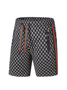 Pantaloncini <span class=keywords><strong>Bermuda</strong></span> Sportivi Casual da <span class=keywords><strong>Uomo</strong></span>, di Marca, a Metà Coscia, in Maglia Jacquard, con Elastico in Vita, Tinta Unita, 100% Poliestere, di Tendenza - Product Image 3