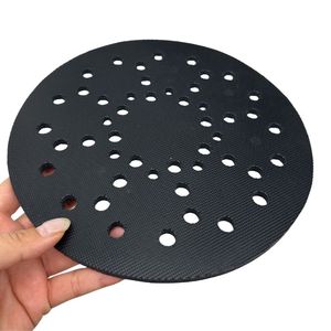 Pad Spons Abrasif Medium DY 225mm 48 Lubang untuk Poles Bodi Mobil, Tebal <span class=keywords><strong>3</strong></span>/5/10mm, Perekat <span class=keywords><strong>Hook</strong></span> & <span class=keywords><strong>Loop</strong></span> - Product Image 1