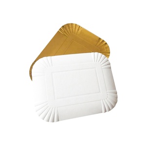 Hot Selling Cake Serving Plates Golden <b>Tray</b> for Dinner - Product Image 4