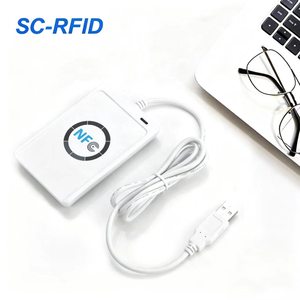 Lecteur de cartes NFC RFID portable de bureau, alimenté par USB, sans contact, lecteur et enregistreur de cartes à puce M1 F08 - Product Image 2