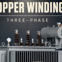 Transformateur triphasé entièrement scellé S22-M immergé dans l'huile avec enroulement en cuivre sans oxygène pour les systèmes électriques industriels