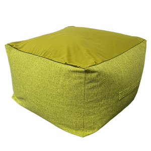 2024 moderne velours pouf ensemble polyvalent forme-décalage convertible canapé-lit salon hôtel Style asiatique tissu remplissage extérieur - Product Image 3