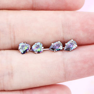 Toposh-Conjunto de pendientes de acero inoxidable 316L, pendientes de cartílago, <span class=keywords><strong>Tragus</strong></span>, Piercing para el cuerpo, joyería - Product Image 4