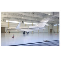 Hangar préfabriqué bon marché industriel facile à assembler structure en acier pour petit avion