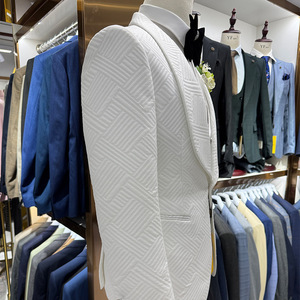 Nuevo <span class=keywords><strong>traje</strong></span> elegante para hombre <span class=keywords><strong>de</strong></span> color sólido, corte ajustado, chaqueta, chaleco y pantalón, <span class=keywords><strong>traje</strong></span> <span class=keywords><strong>de</strong></span> 3 piezas, solapa tipo chal, conjunto <span class=keywords><strong>de</strong></span> 3 piezas para boda <span class=keywords><strong>de</strong></span> <span class=keywords><strong>caballero</strong></span>. - Product Image 3