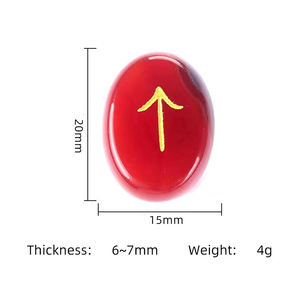 Juego de 13 Runas de Brujas, Símbolos de Cristal de Amatista Natural <span class=keywords><strong>y</strong></span> Cristal Rosa, Piedras de Adivinación para Wicca, Paganismo, Brujería <span class=keywords><strong>y</strong></span> Sanación Espiritual - Product Image 3