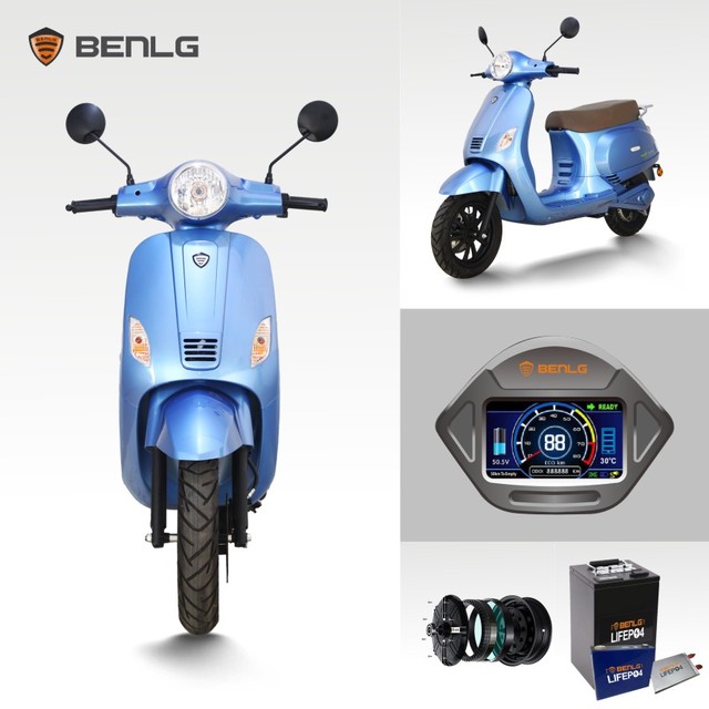 Hot Sale Model 2000W 20AH  Electric Motorcycle Removable Battery Scooter
