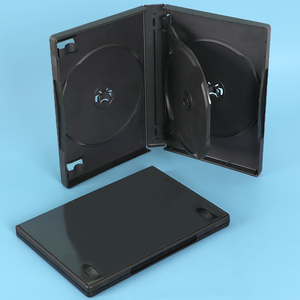 SUNSHING-Estuche de DVD apilable de 1 a 15 discos, concentrador apilador de varios discos, embalaje Bluray de CD, 14mm, 27mm, estuche de DVD negro con concentrador M-Lock - Product Image 4