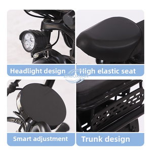 Triciclo eléctrico práctico y seguro, de amplia aplicación, para mujeres mayores, bicicleta de viaje para adultos - Product Image 3