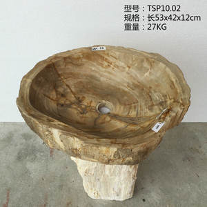 Lavabo <span class=keywords><strong>en</strong></span> pierre de <span class=keywords><strong>bois</strong></span> pétrifié, œuvre d'art <span class=keywords><strong>en</strong></span> pierre naturelle ancienne, fossile de <span class=keywords><strong>bois</strong></span> - Product Image 2