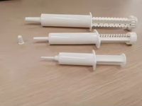 Pistol jarum suntik plastik 10ml HDPE LLDPE untuk memberi makan hewan
