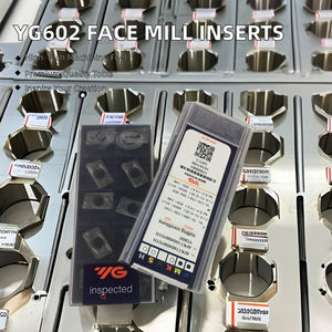 Plaquettes de fraisage frontales en carbure monobloc pour tournage CNC, revêtement PVD CVD, modèles HRC40-60 APKT100308PDTR YG-1 - Product Image 5