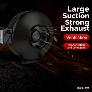 Ventilador circular pequeno de rotor externo KTO - alta capacidade de sucção - ventilador de exaustão centrífugo coaxial - Product Image 3