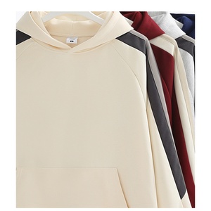 Sudadera con Capucha para Hombre, Nueva, Bordada y Personalizada, de 330g, con Mangas Raglán, Estilo Académico Americano, Diseño Color Block, Felpa - Product Image 6