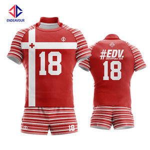 Polo de rugby de cuerpo protector de alta calidad, uniforme de camiseta de fútbol a la venta - Product Image 5