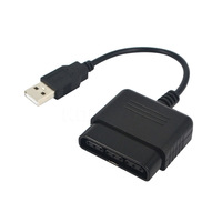 Adaptateur USB pour PS2 vers pour convertisseur PS3 Connecteur de contrôleur de jeu filaire et câble de manette de jeu