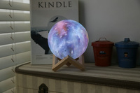 Meilleures ventes lampe spatiale 3D veilleuse 3D lampe ciel étoilé belle lampe de forme ronde