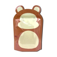 Impresión Digital personalizada, troquelado Irregular, forma especial, plástico, Ziplock, Mylar, suave, caramelo, oso, bolsa de pie