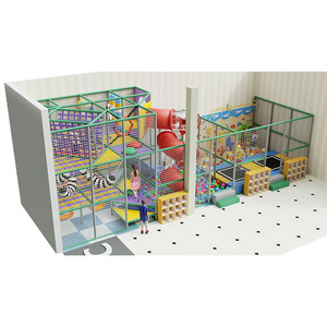 Divertido Parque Infantil Comercial de Múltiples Niveles para Interiores, Área de Juegos Suave Personalizada con Túneles y Piscina de Pelotas para Hoteles y Resorts - Product Image 2