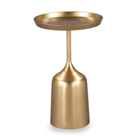 Table console en acier inoxydable au design vintage personnalisable, durable, pliable et stable pour salon, chambre, appartement, hôtel