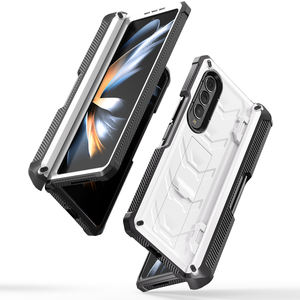 Custom Luxury 2in1 Pu Phone Cover Case Logo Case para <span class=keywords><strong>Samsung</strong></span> Z <span class=keywords><strong>Fold</strong></span> <span class=keywords><strong>4</strong></span> - Product Image 6