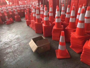 <span class=keywords><strong>Parkside</strong></span>-Conos De Seguridad para vehículos, Reflector De plástico De fábrica china, Conos De tráfico De carretera, 75cm, barato - Product Image 6