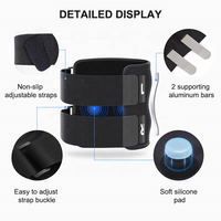 Genouillère anti-douleur sciatique avec logo personnalisé Orthèse anti-douleur sciatique active plus pour douleur du nerf sciatique Coussinet amovible