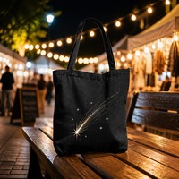 Sac de courses en toile de coton réutilisable, personnalisé, de haute qualité, écologique, sans BPA, avec poche intérieure et fermeture éclair