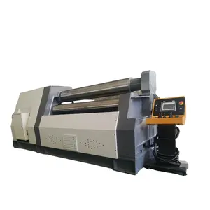 W12-8x2000 4 Roller Cnc Industrial Steel Cold Aluminium Plate Electronic Sheet Press Bending Rolling Machine