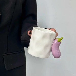 New Product Handmade 3D Fruit Ceramic Coffee Cup Cute Apple Banana Mug Unique Gift Mug for Birthday - Product Image 4