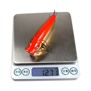 <span class=keywords><strong>Leurre</strong></span> de pêche Big Mouth Water Wave en acier inoxydable 9cm/12.7g, appât artificiel dur pour pêche en surface/milieu, eau de <span class=keywords><strong>mer</strong></span>/eau douce, Black Bass - Product Image 3