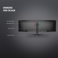 Moniteur de jeu incurvé ultra-large de 57 pouces, taux de rafraîchissement de 120 Hz, résolution 8K avec écran Fish Screen 7680 x 2160, prend en charge l'OEM