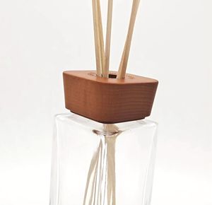 Couvercle en bois pour flacon de parfum transparent et diffuseur, design personnalisé, logo et taille sur mesure, nouveau modèle, pas cher, décoration intérieure - Product Image 5